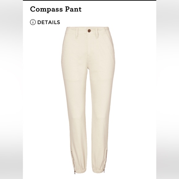 Cabi Compass elastic zip ankle pants, sz 8 - Picture 3 of 7